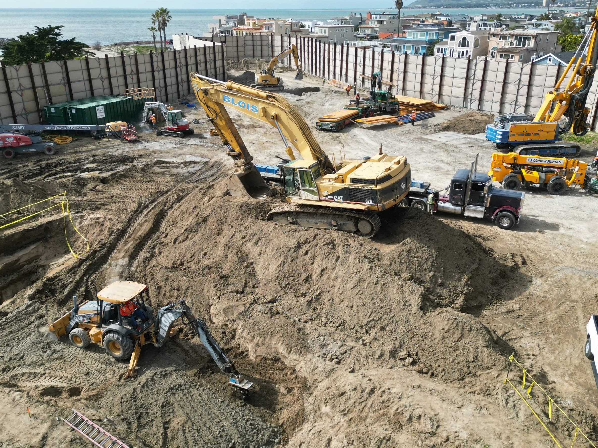 Heavy civil earthwork on Houston project